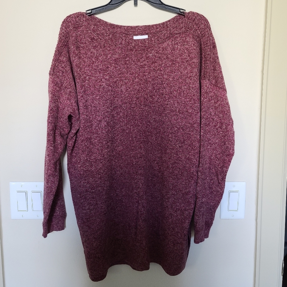 Burgundy sweater